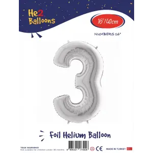 16Gümüş Folyo Balon ( 3 )