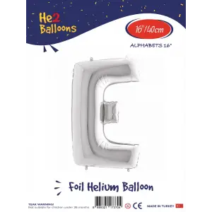 16Gümüş Folyo Balon ( E )