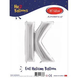 16Gümüş Folyo Balon ( K )