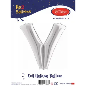 16Gümüş Folyo Balon ( V )