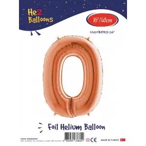 16Rose Gold Folyo Balon ( 0 )