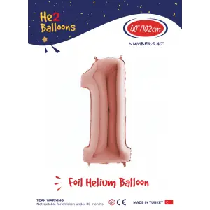 16Rose Gold Folyo Balon ( 1 )