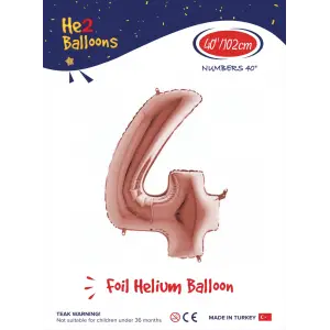 16Rose Gold Folyo Balon ( 4 )