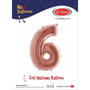 16Rose Gold Folyo Balon ( 6 )