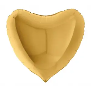 18Altın Kalp Folyo Balon 50 Li Paket