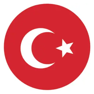 18Baskılı Yuvarlak Folyo Balon(Bayrak) 50 Li Paket