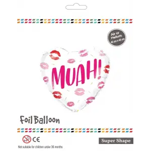 18 Kalp Muah Folyo Balon