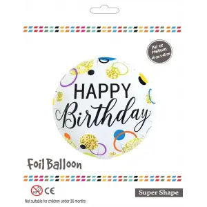 18Yuvarlak Alyans Folyo Balon