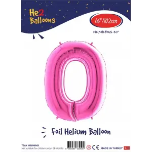 40 Pembe Renk Folyo Balon ( 0 )