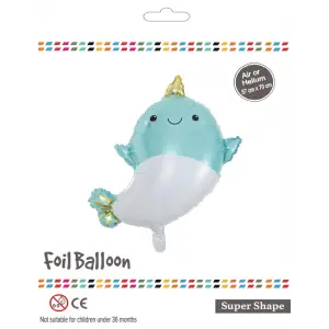 Açık Mavi Baby Shark Folyo Balon