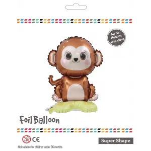 Ayaklı Maymun Folyo Balon