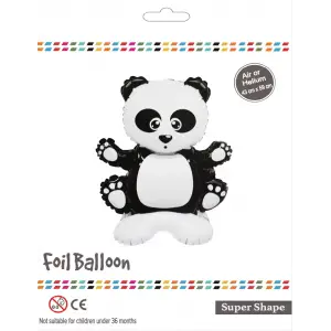 Ayaklı Panda Folyo Balon
