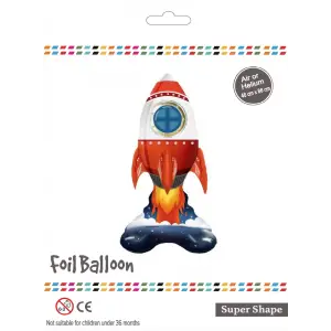 Ayaklı Roket Folyo Balon