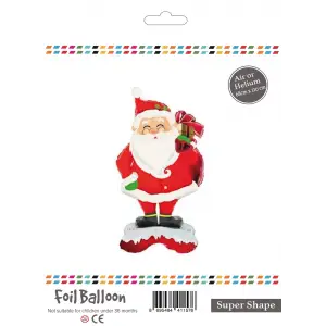 Folyo Balon 120cm Ayaklı Noel Baba