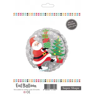 Folyo Balon 45cm Yuvarlak Noel Baba