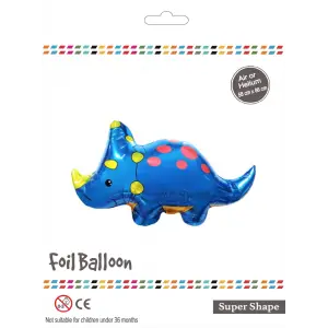 Yeşil Gergedan Dinazor Folyo Balon