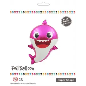 Pembe Baby Shark Folyo Balon