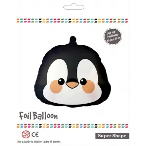 Penguen Kafası Folyo Balon