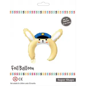 Şapkalı Sincap Taç Folyo Balon