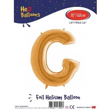 16Altın Folyo Balon ( G )