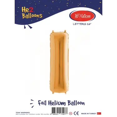 16Altın Folyo Balon ( I )