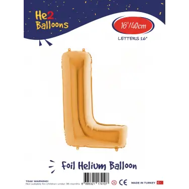 16Altın Folyo Balon ( L )
