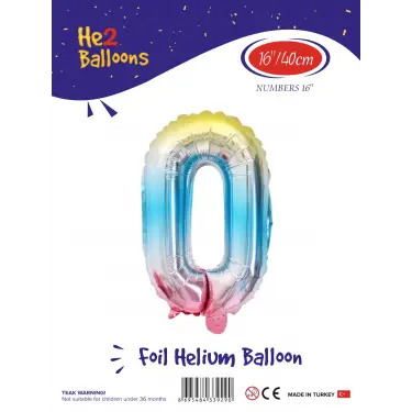16Gökkuşağı Folyo Balon ( 0 )
