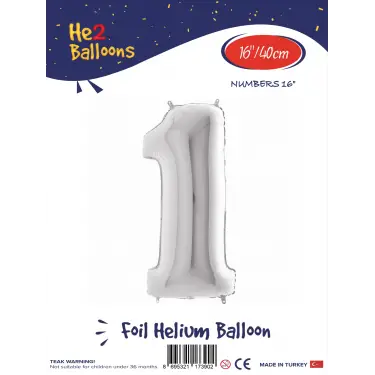 16Gümüş Folyo Balon ( 1 )