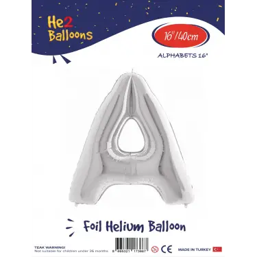 16Gümüş Folyo Balon ( A )