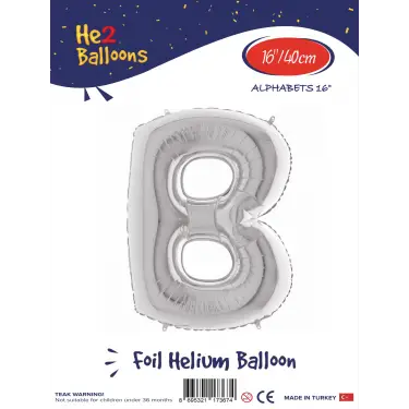 16Gümüş Folyo Balon ( B )