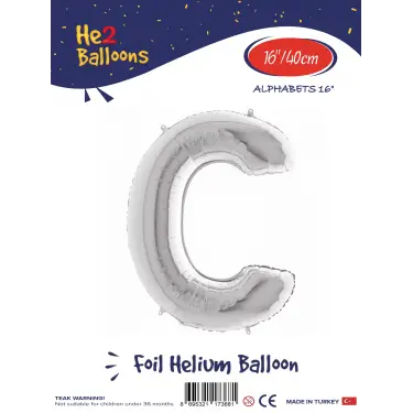 16Gümüş Folyo Balon ( C )