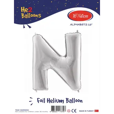 16Gümüş Folyo Balon ( N )