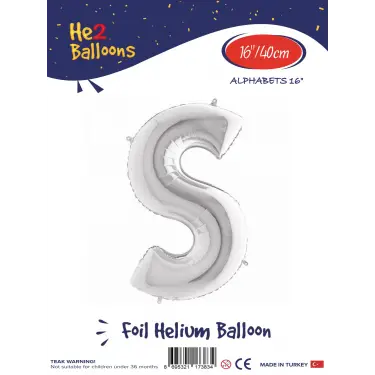 16Gümüş Folyo Balon ( S )