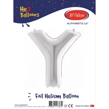 16Gümüş Folyo Balon ( Y )