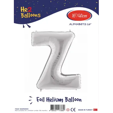 16Gümüş Folyo Balon ( Z )