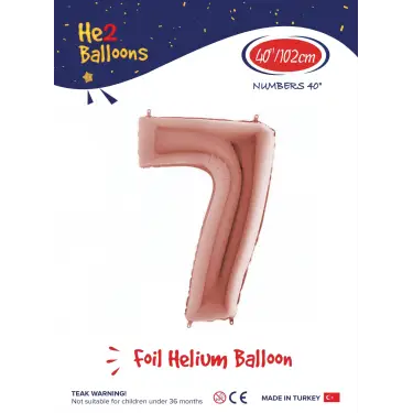 16Rose Gold Folyo Balon ( 7 )