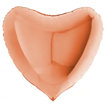 18Rose Kalp Folyo Balon 50 Li Paket
