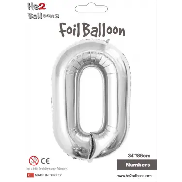 34 Gümüş Renk Folyo Balon ( 0 )