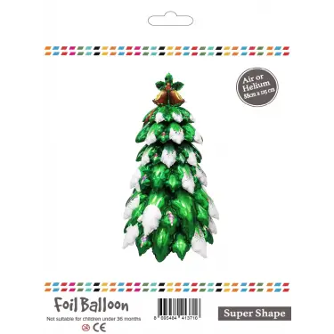 Ayaklı Çam Ağacı Folyo Balon 6 kat 88x125 CM