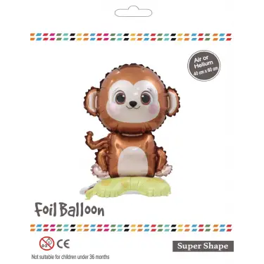 Ayaklı Maymun Folyo Balon