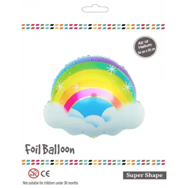 Bulut Gökkuşağı Folyo Balon