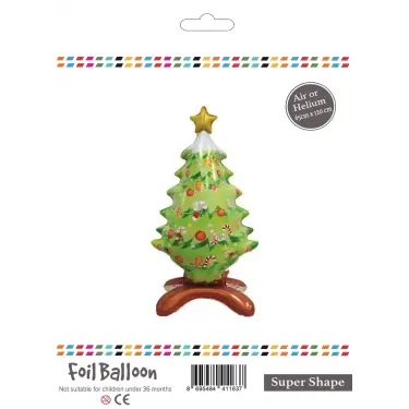 Folyo Balon 120cm Ayaklı Çam Ağacı
