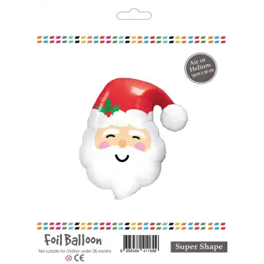 Folyo Balon 56cm Noel Baba Kafa