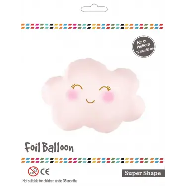 Pembe Bulut Folyo Balon