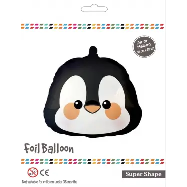 Penguen Kafası Folyo Balon