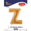 16Altın Folyo Balon ( Z )