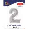 16Gümüş Folyo Balon ( 2 )