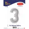 16Gümüş Folyo Balon ( 3 )