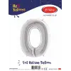 16Gümüş Folyo Balon ( O )