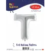 16Gümüş Folyo Balon ( T )